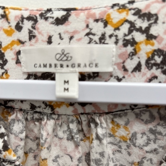 CAMBER & GRACE | Soft Floral Long Sleeve Blouse - Picture 2 of 4